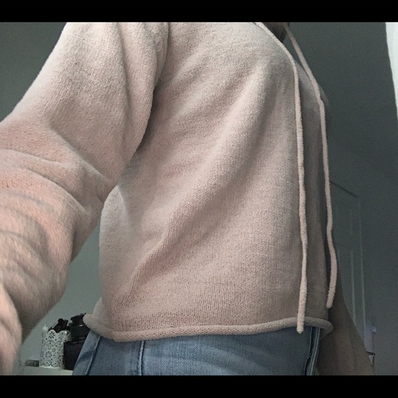Light blue and light pink hoodie - Picture 2 of 5
